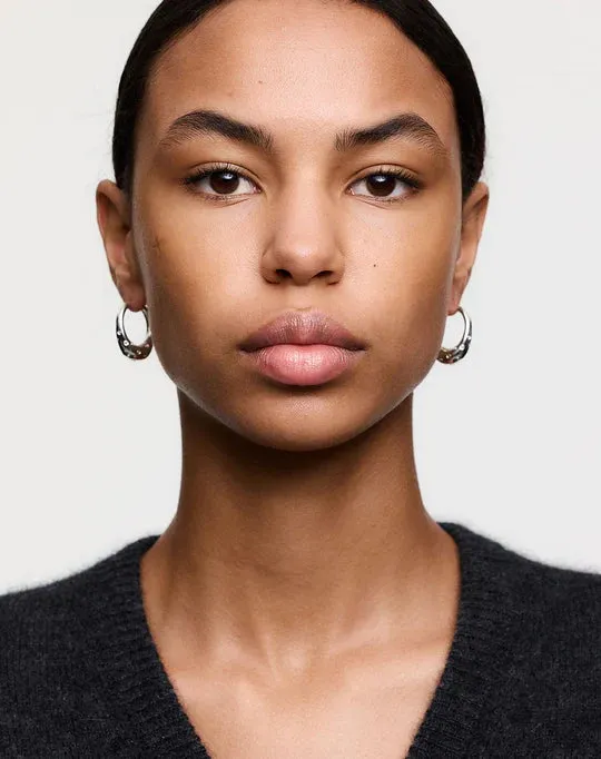 Meadowlark Jewellery Meadowlark - Strawberry Hoop Earrings Large Gold Plated