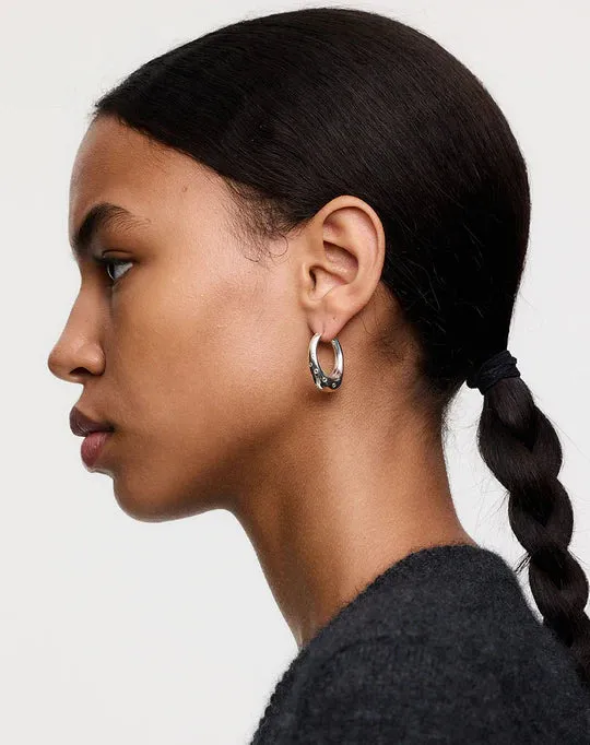 Meadowlark Jewellery Meadowlark - Strawberry Hoop Earrings Large Gold Plated