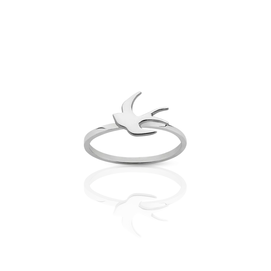 Meadowlark Jewellery Meadowlark Swallow Stacker Ring - Sterling Silver