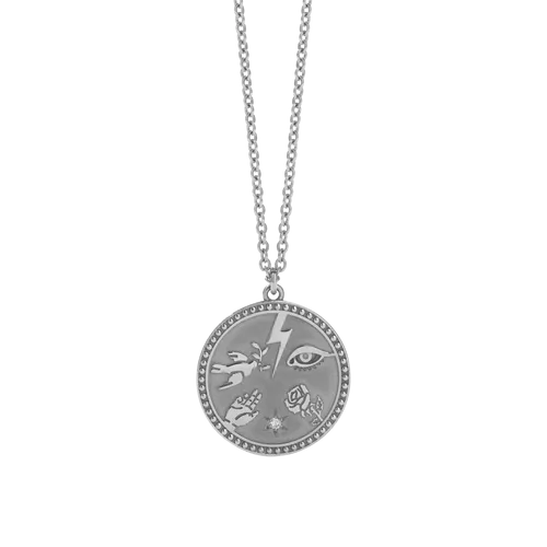 Meadowlark Jewellery Meadowlark - Tailsman Necklace - Sterling Silver - Reclaimed White Diamond