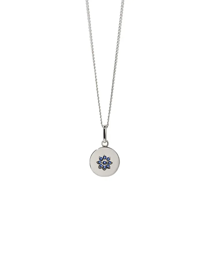Meadowlark Jewellery Meadowlark - Violet Necklace in Sterling Silver & Blue Sapphire