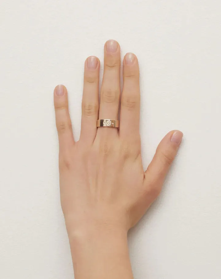 Meadowlark Jewellery Meadowlark - Violet Ring in Sterling Silver & Blue Sapphire