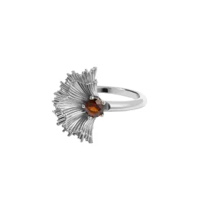 Meadowlark Jewellery Meadowlark Vita Ring - Sterling Silver & Thai Garnet