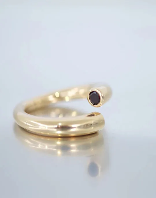 Meadowlark Jewellery Meadowlark - Wave Ring Set Sterling Silver Peridot