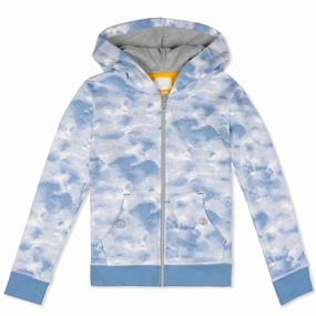 Mightly Boys Blue Tie Dye Hoodie graphic tees for boys, polo shirts boys