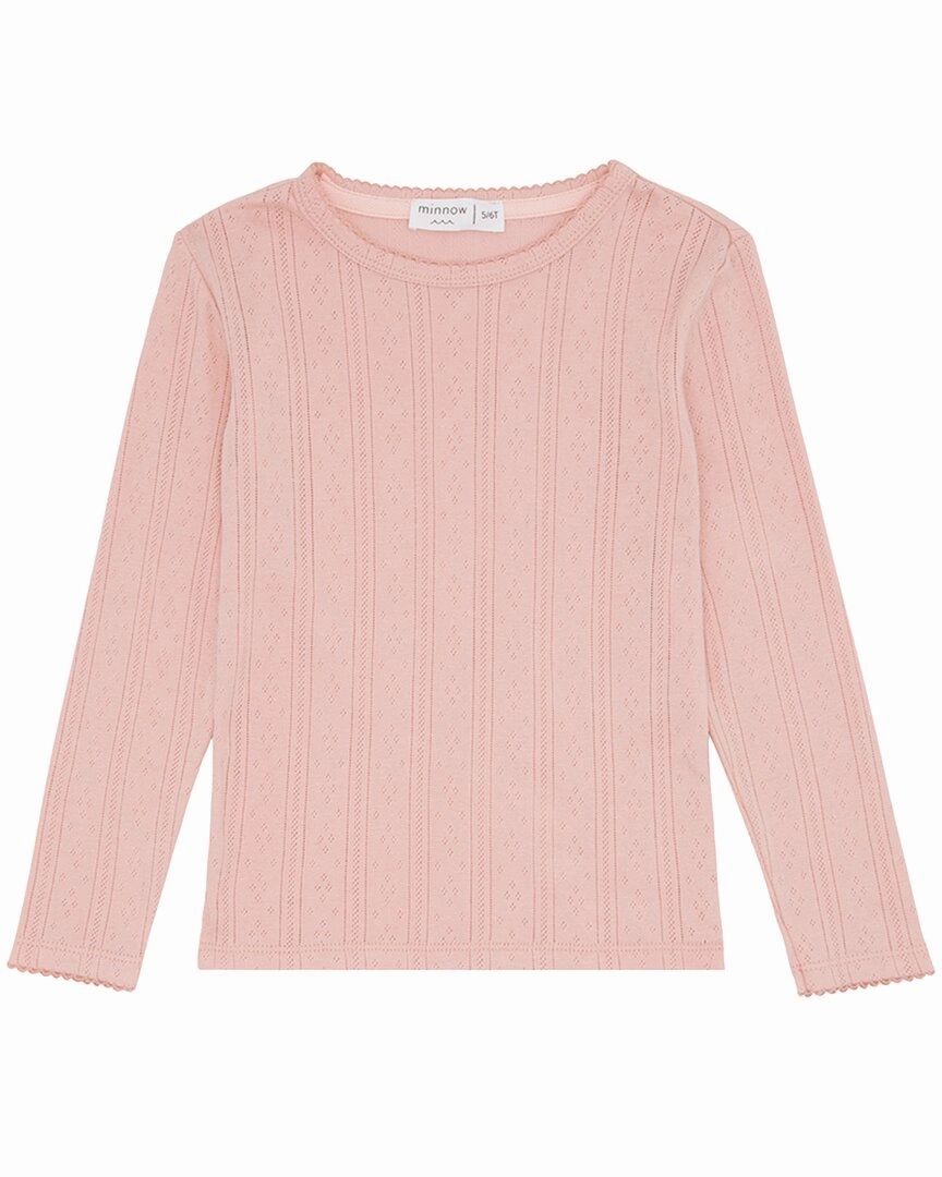 minnow Shirt ruffle tops girls, long sleeve tees girls