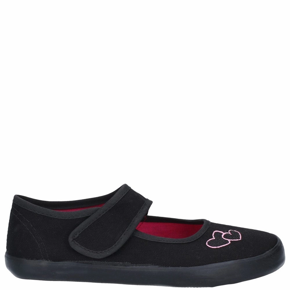 Mirak Bar Touch Fastening Plimsoll Girls Sneakers Girls Running Shoes
