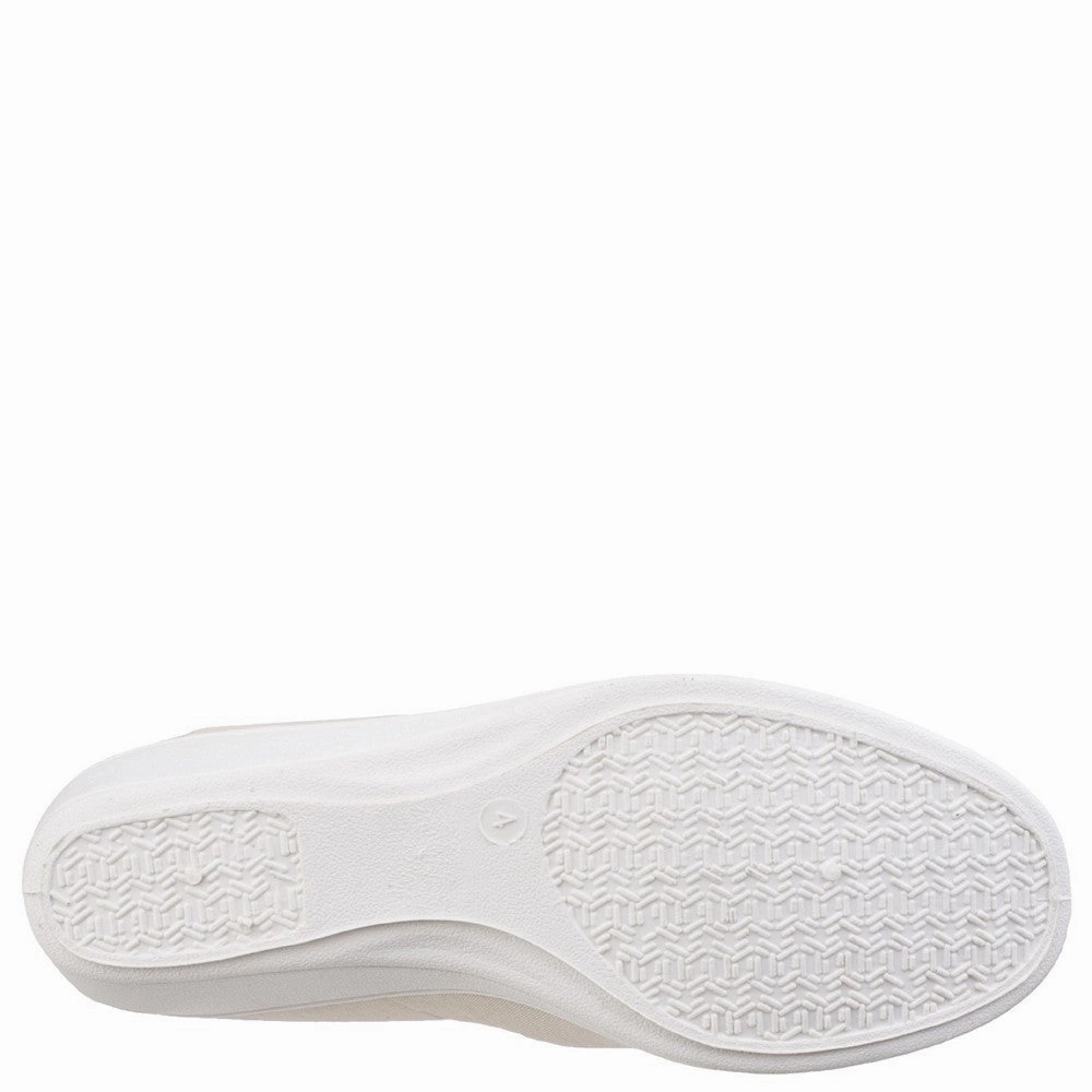 Mirak Bessie Twin Gusset Canvas Slip On Shoe Women's Sneakers Casual Walking Shoes