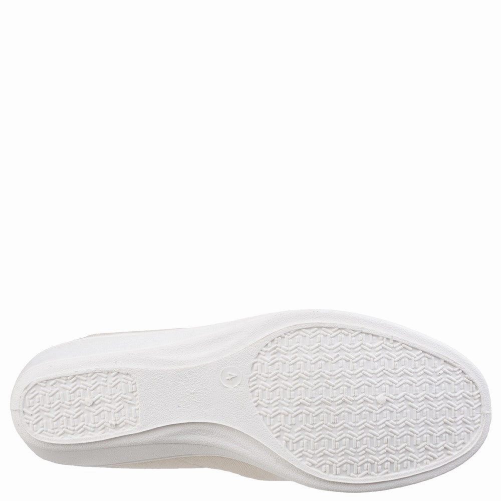 Mirak Bessie Twin Gusset Canvas Slip On Shoe Women's Sneakers Casual Walking Shoes