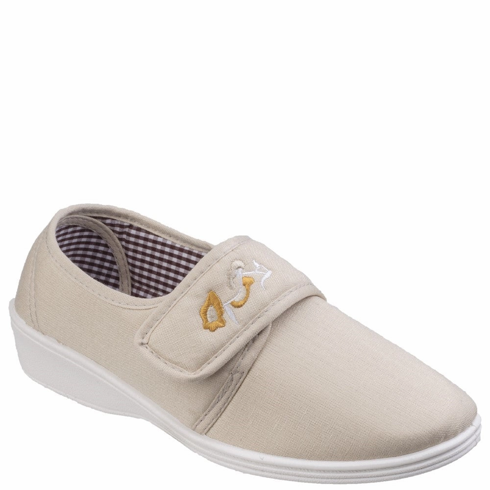Mirak Boost Touch And Close Canvas Shoe Lightweight Running Shoes,Slip On Athletic Shoes,Breathable Workout Shoes