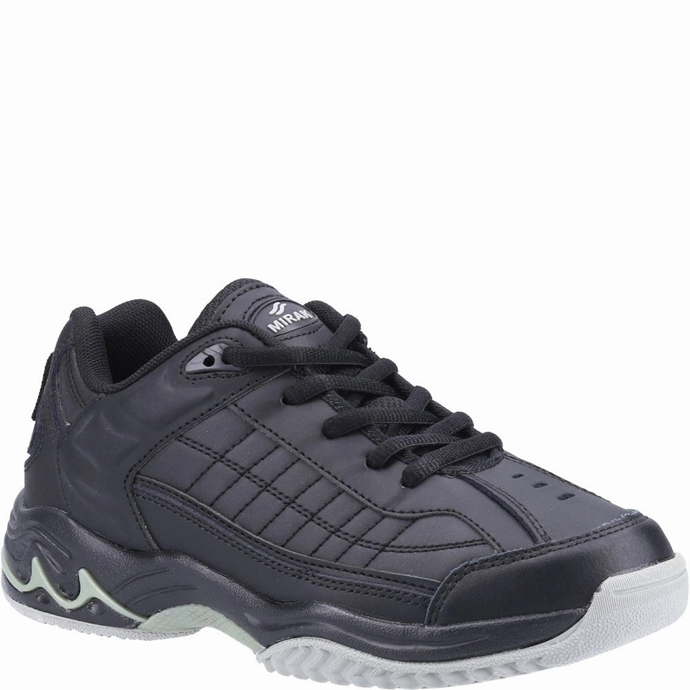 Mirak Contender Lace Trainer Lightweight Running Shoes,Slip On Athletic Shoes,Breathable Workout Shoes