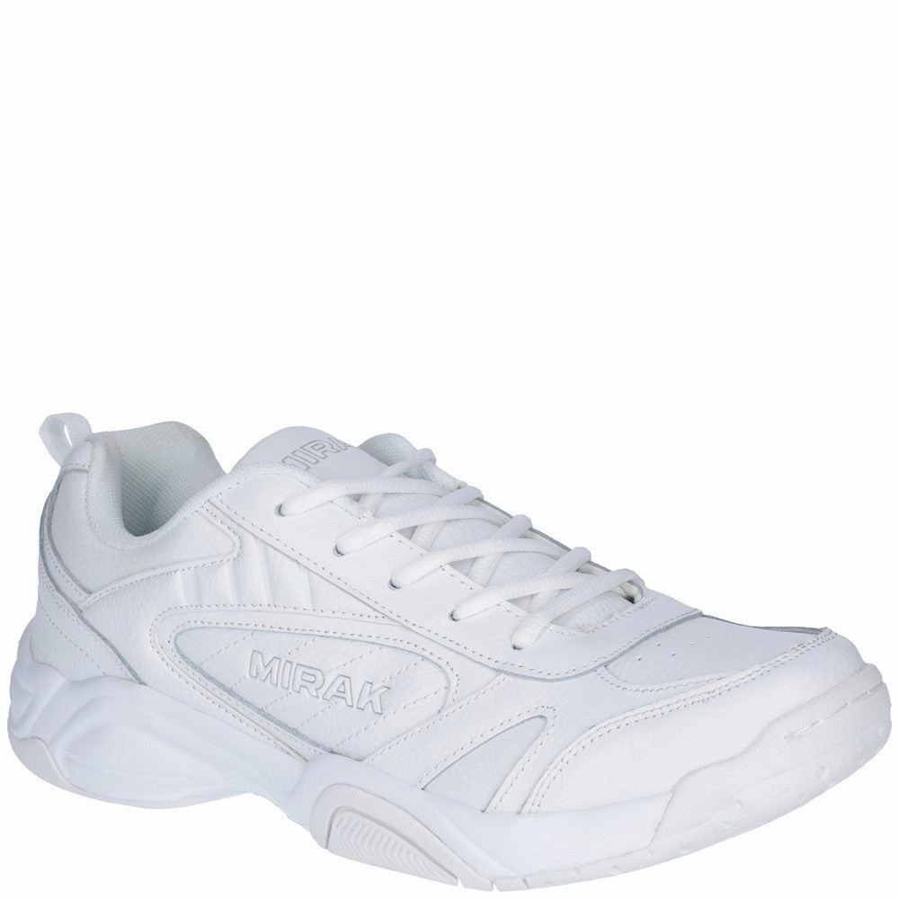 Mirak Contender Lace Trainer Lightweight Running Shoes,Slip On Athletic Shoes,Breathable Workout Shoes