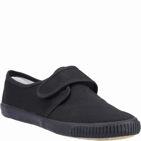 Mirak Plimsolls Touch Fastening Lightweight Running Shoes,Slip On Athletic Shoes,Breathable Workout Shoes