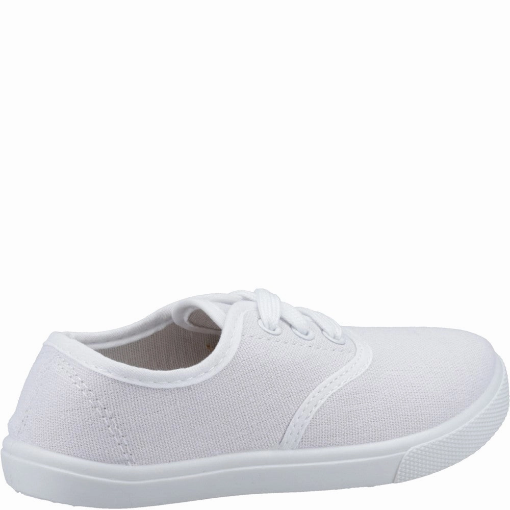 Mirak Plimsolls White Small Girls Sneakers Girls Running Shoes