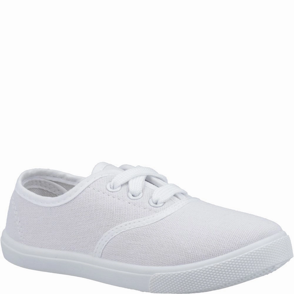 Mirak Plimsolls White Small Kids Tennis Shoes,Toddler Athletic Shoes,Youth Casual Shoes