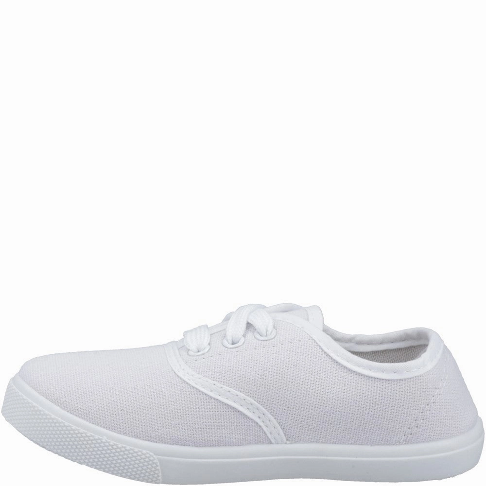 Mirak Plimsolls White Small Girls Sneakers Girls Running Shoes