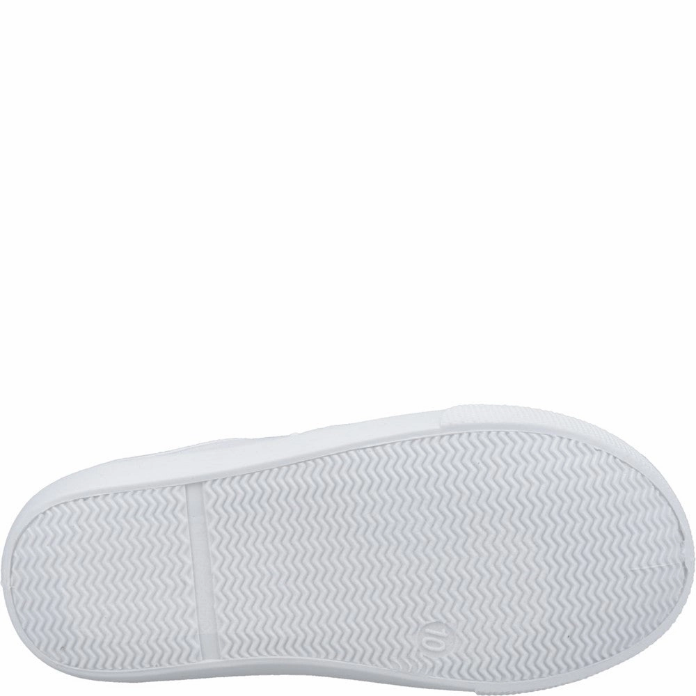 Mirak Plimsolls White Small Girls Sneakers Girls Running Shoes