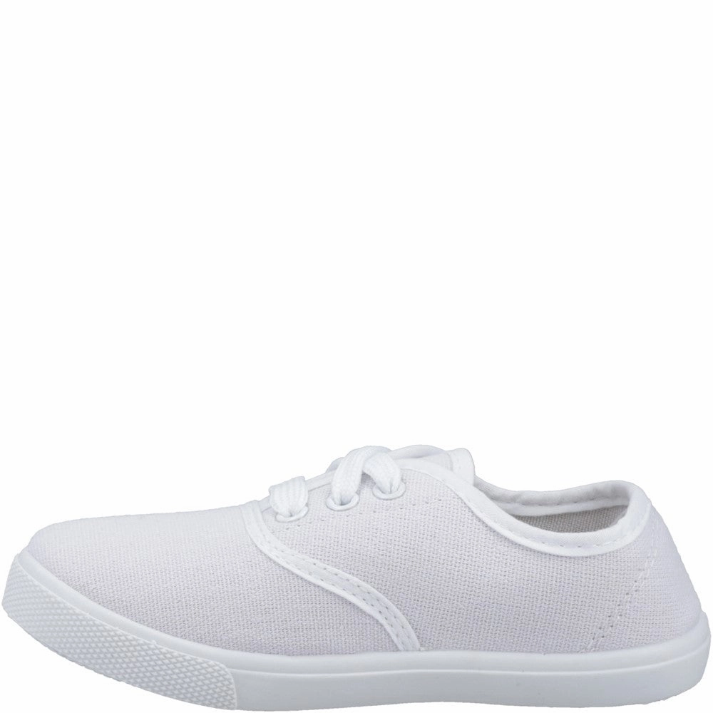 Mirak Plimsolls White Small Girls Sneakers Girls Running Shoes