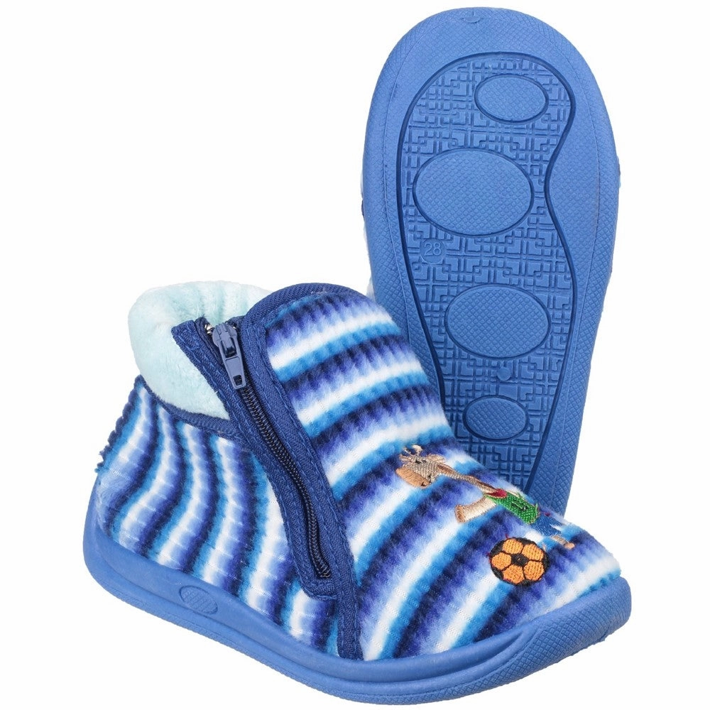 Mirak Safari Zip Up Bootie Slipper Boys SneakersBoys Running Shoes