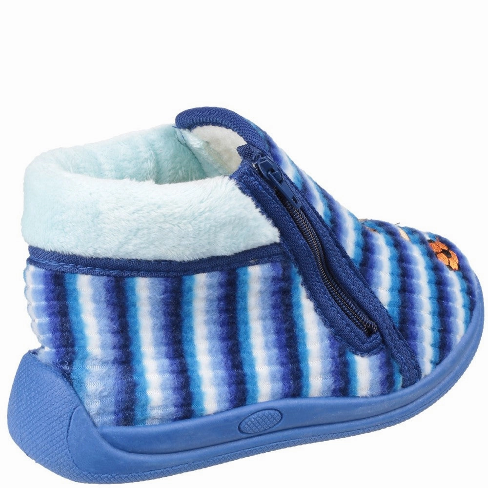 Mirak Safari Zip Up Bootie Slipper Boys SneakersBoys Running Shoes