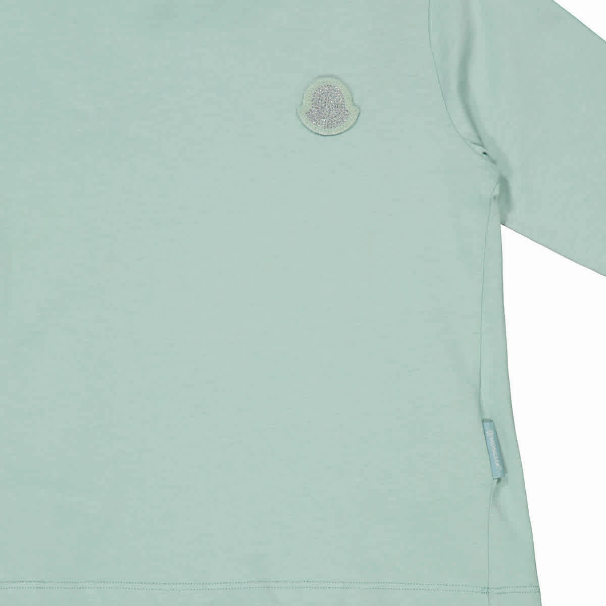 Moncler Kids Logo Patch Long Sleeve T-Shirt Girls Tunic Top