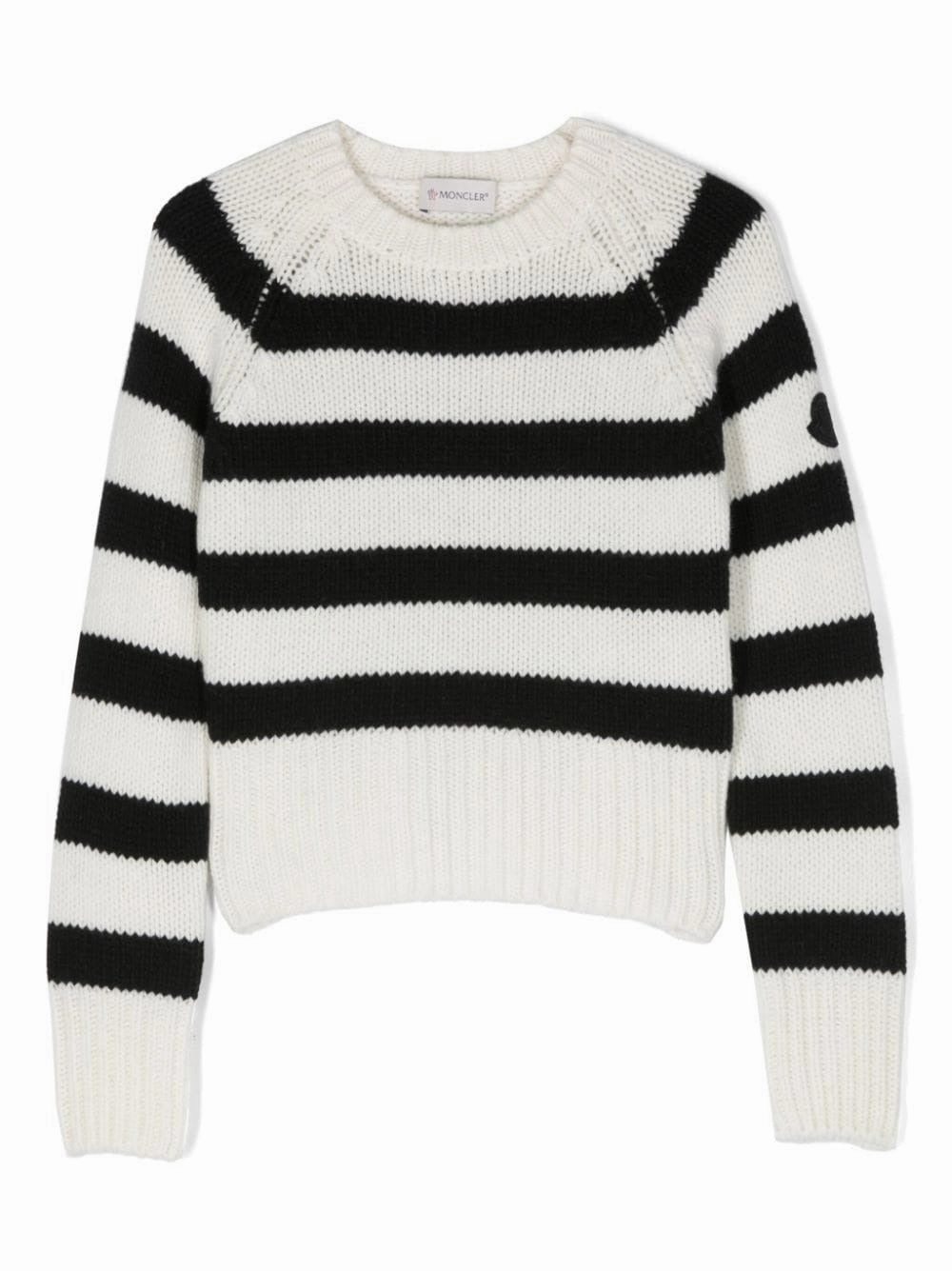 Moncler Virgin-Wool Jumper ruffle tops girls, long sleeve tees girls