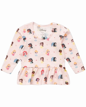 Monica   Andy Long Sleeve Peplum Tee ruffle tops girls, long sleeve tees girls