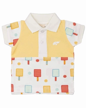 Monica   Andy Organic Polo ruffle tops girls, long sleeve tees girls