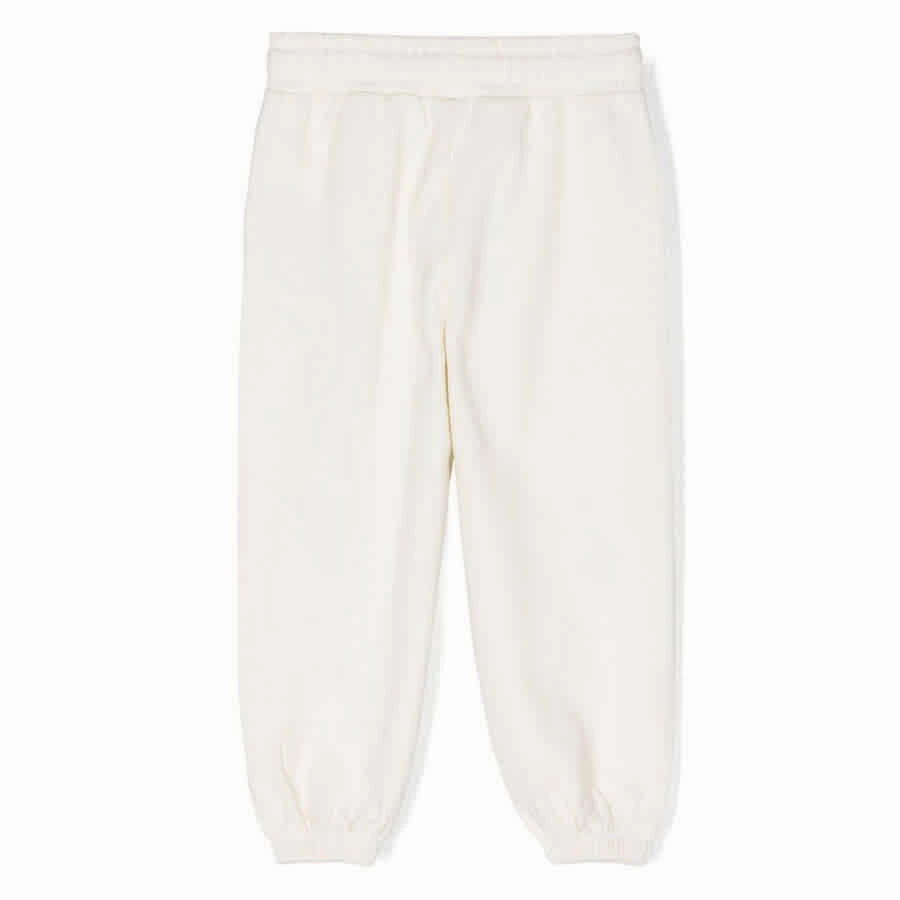Moschino Logo-Print Pique Cotton Track Pants Girls Seamless Sportswear