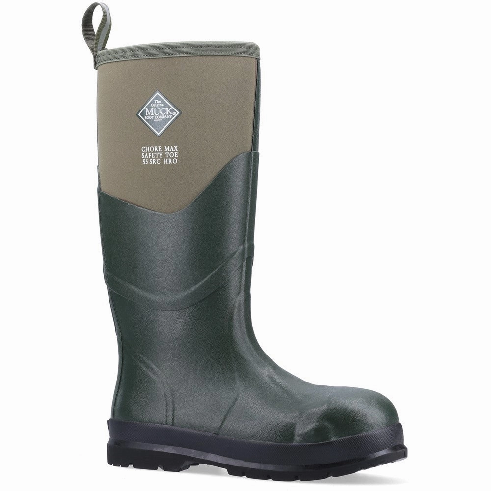 Muck Boots Chore Max S5 Safety Wellington Lightweight Running Shoes,Slip On Athletic Shoes,Breathable Workout Shoes