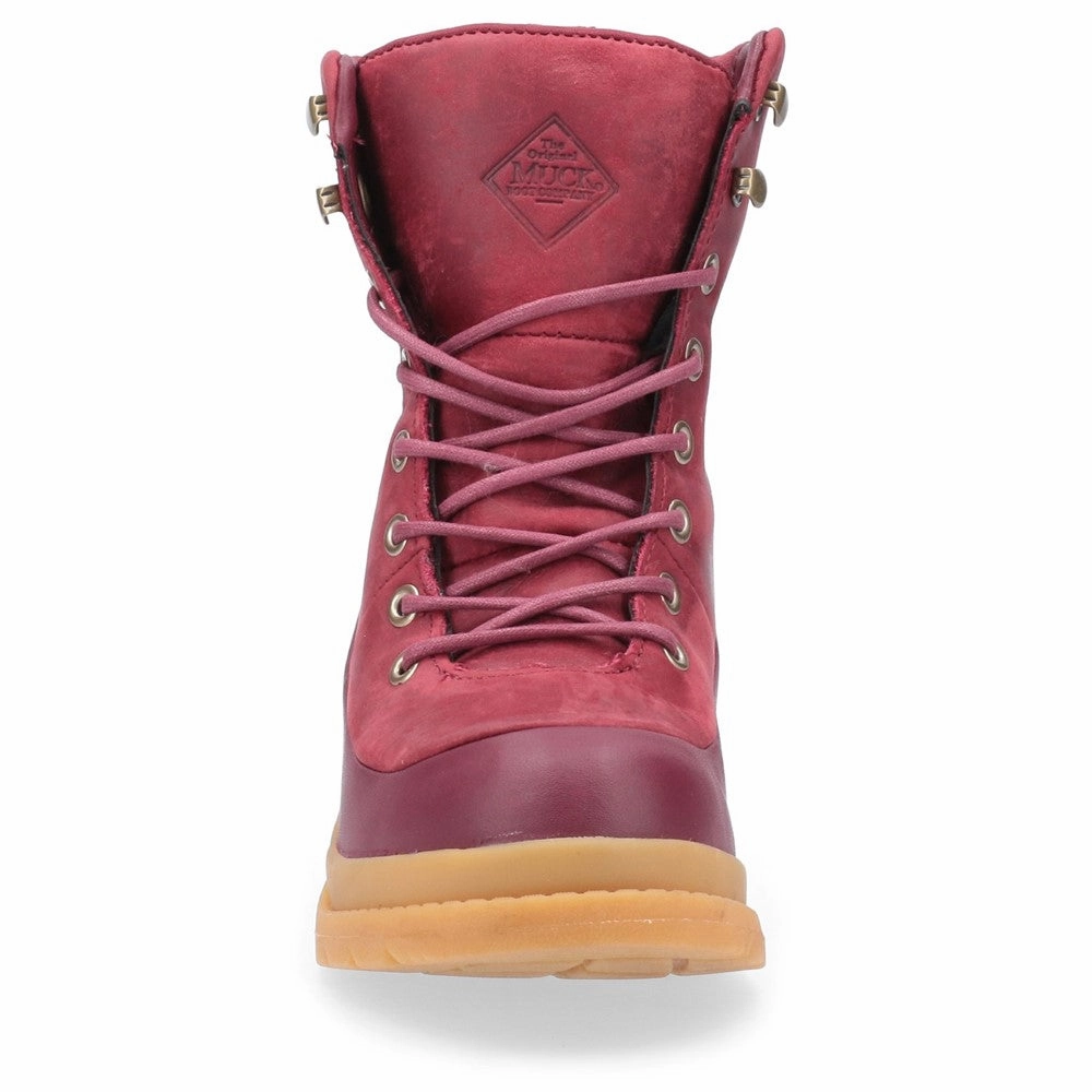 Muck Boots Liberty Leather Wedge Ankle Boots Women's Sneakers Casual Walking Shoes