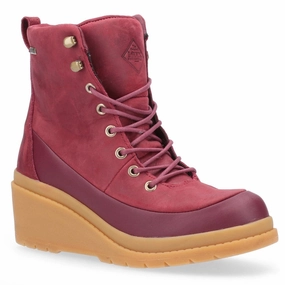 Muck Boots Liberty Leather Wedge Ankle Boots Lightweight Running Shoes,Slip On Athletic Shoes,Breathable Workout Shoes