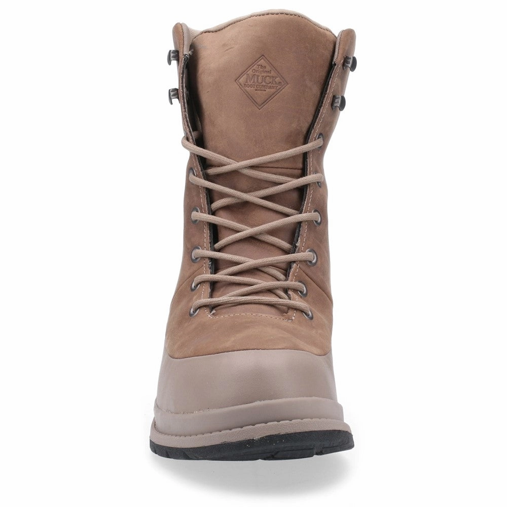 Muck Boots Liberty Leather Wedge Ankle Boots Women's Sneakers Casual Walking Shoes