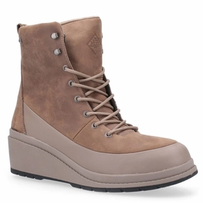 Muck Boots Liberty Leather Wedge Ankle Boots Lightweight Running Shoes,Slip On Athletic Shoes,Breathable Workout Shoes