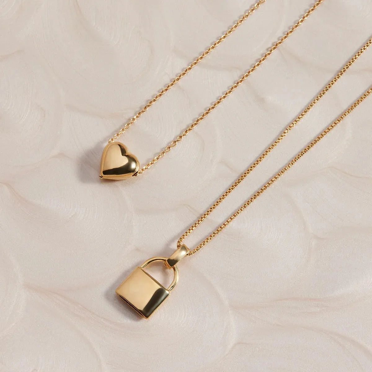 Najo Jewellery Najo - Amore Charm Necklace Gold Plated