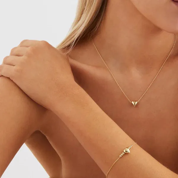 Najo Jewellery Najo - Amore Charm Necklace Gold Plated