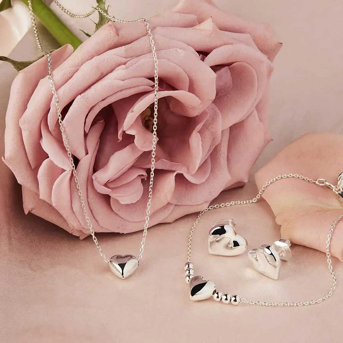 Najo Jewellery Najo - Amore Charm Necklace Silver