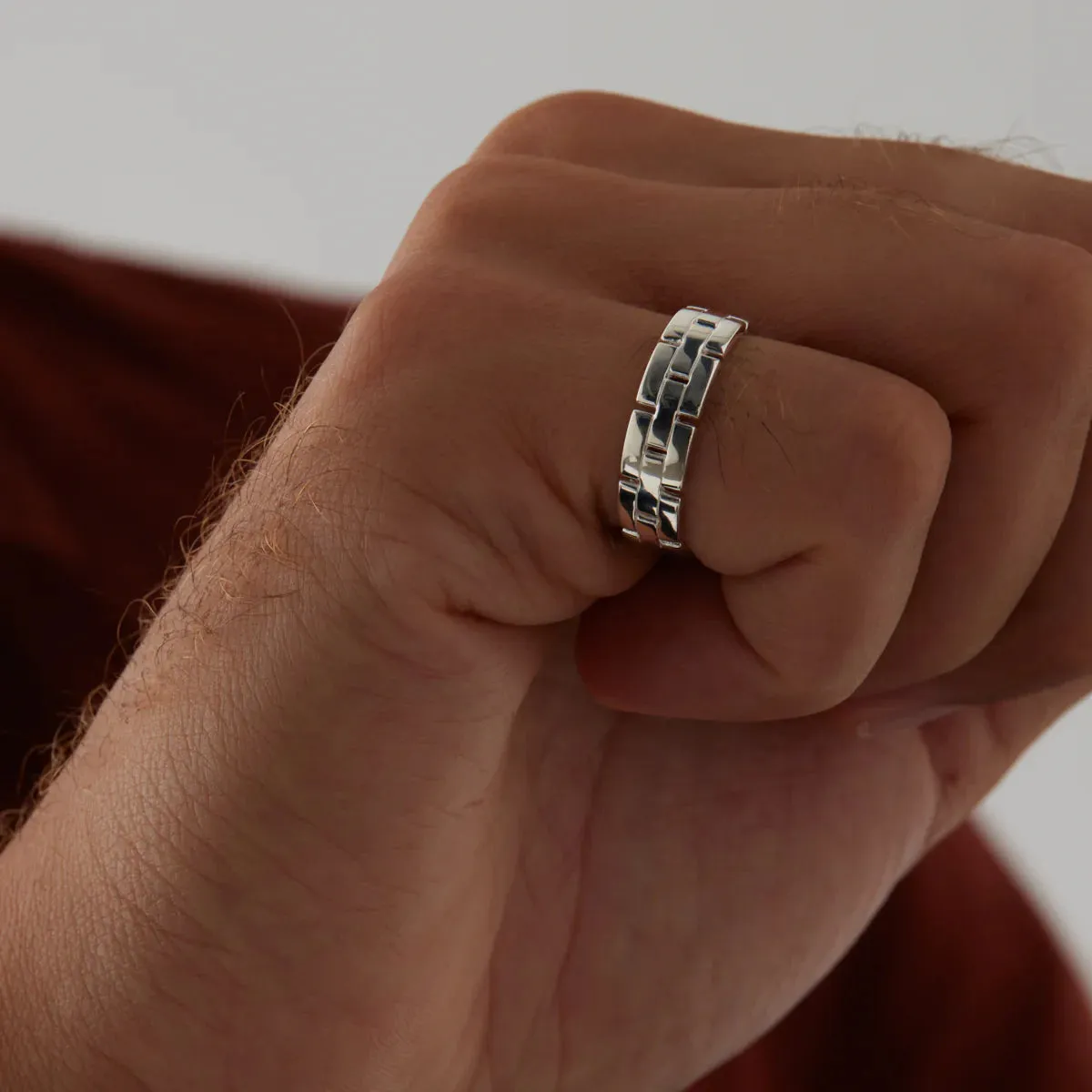 Najo Jewellery Najo - Bastion Men’s Silver Ring