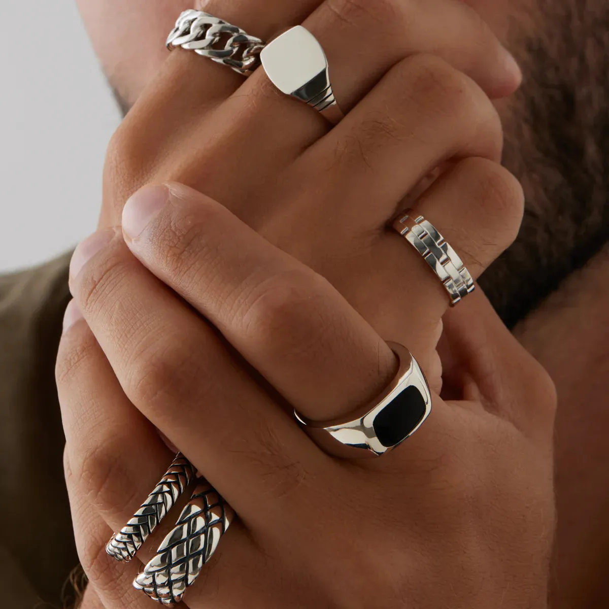 Najo Jewellery Najo - Bastion Men’s Silver Ring