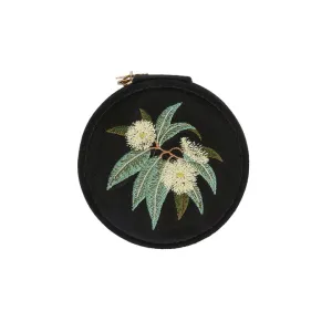 Najo Jewellery Najo - Black Blossom Round Velvet Jewellery box