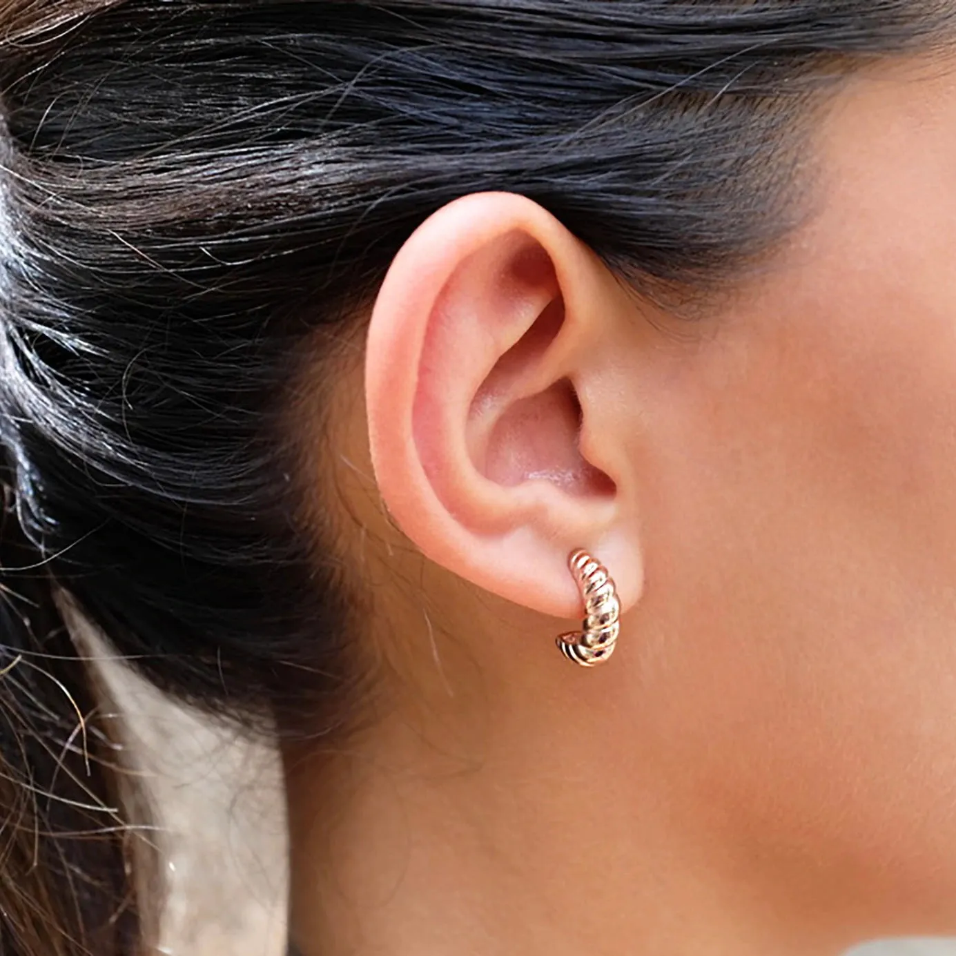 Najo Jewellery Najo - Cafe Rose Gold Stud Earring