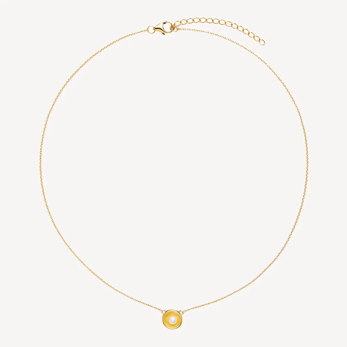 Najo Jewellery Najo - Capri Pearl Necklace Gold Plated