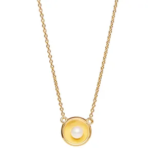 Najo Jewellery Najo - Capri Pearl Necklace Gold Plated