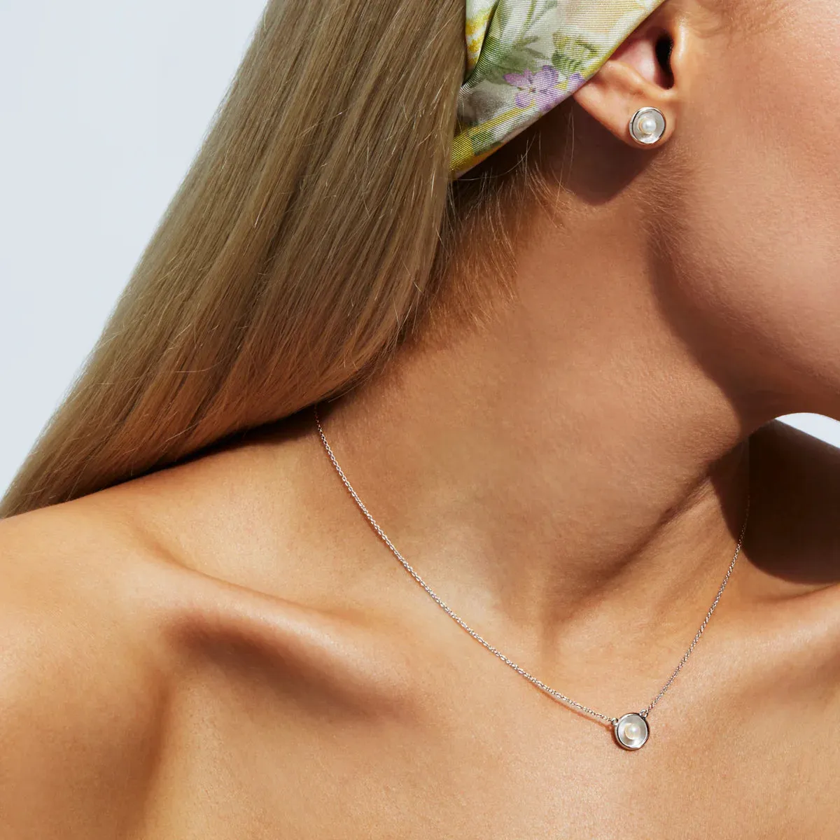 Najo Jewellery Najo - Capri Pearl Necklace Silver