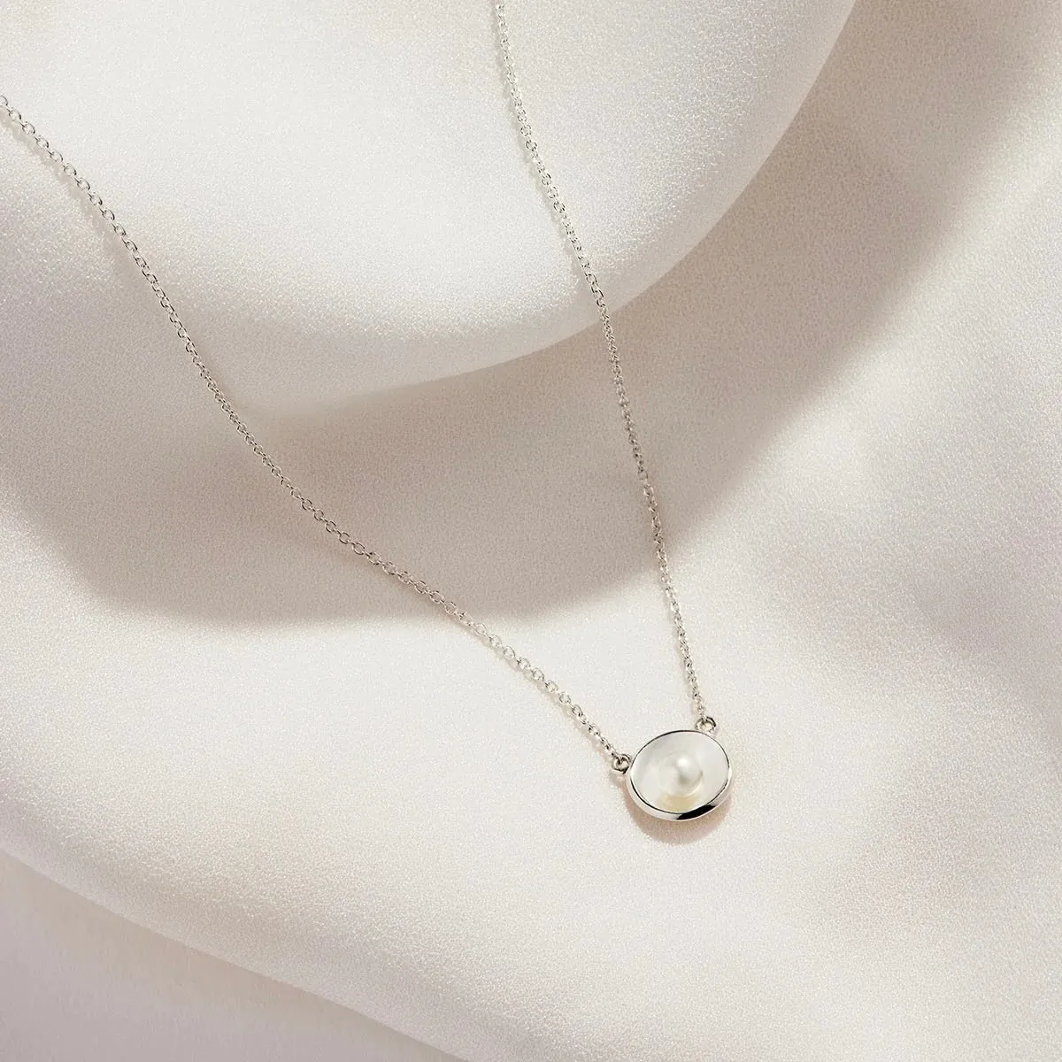 Najo Jewellery Najo - Capri Pearl Necklace Silver