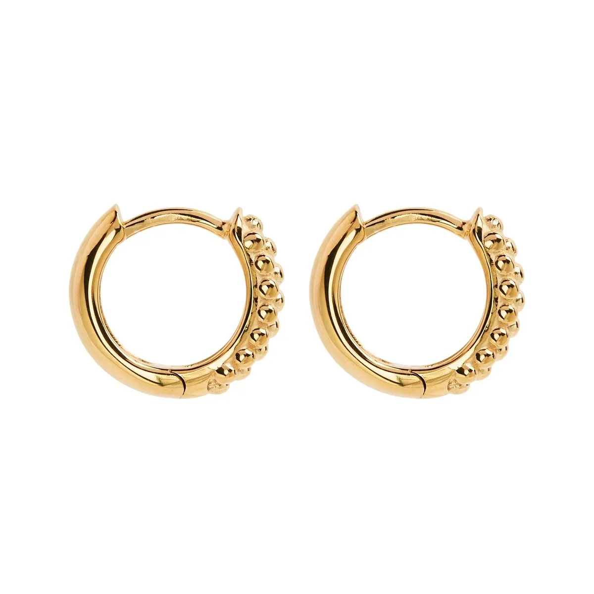 Najo Jewellery Najo - Chia Huggie Earrings Gold Plated