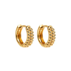 Najo Jewellery Najo - Chia Huggie Earrings Gold Plated
