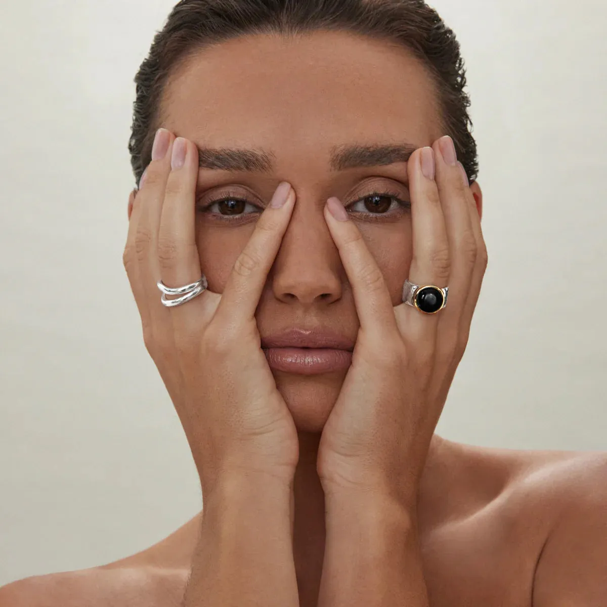Najo Jewellery Najo - Chroma Black Onyx Ring