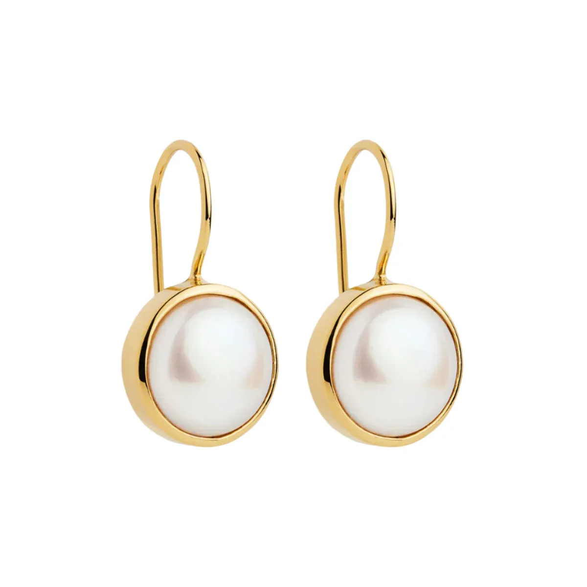 Najo Jewellery Najo - Chroma Pearl Earrings Gold Plated