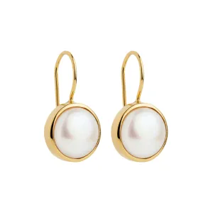 Najo Jewellery Najo - Chroma Pearl Earrings Gold Plated